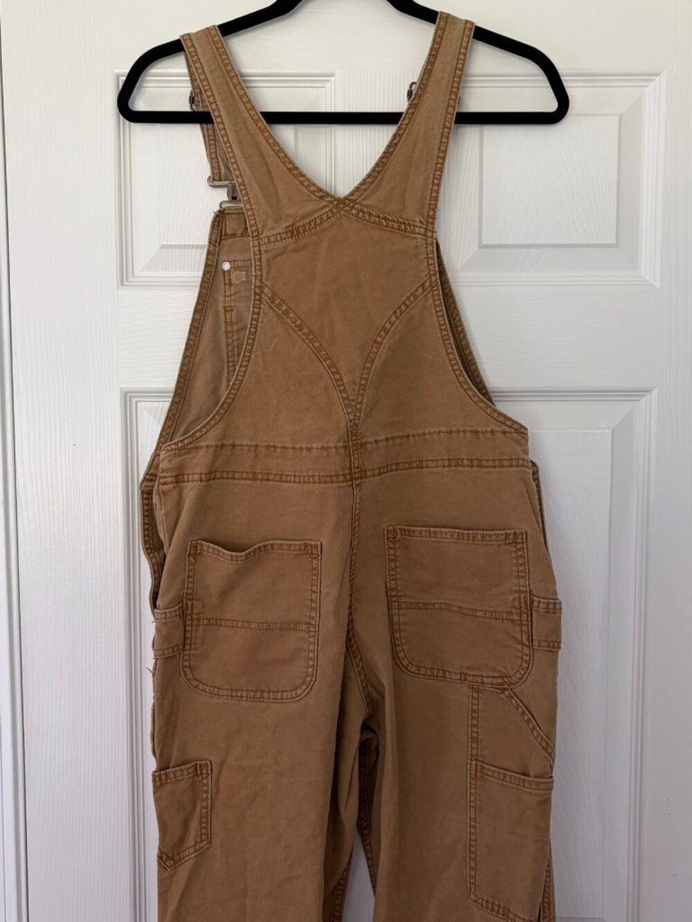 Carhart Size Small Short Tan Khaki Overalls 2018 Work Dungarees - Picture 11 of 14